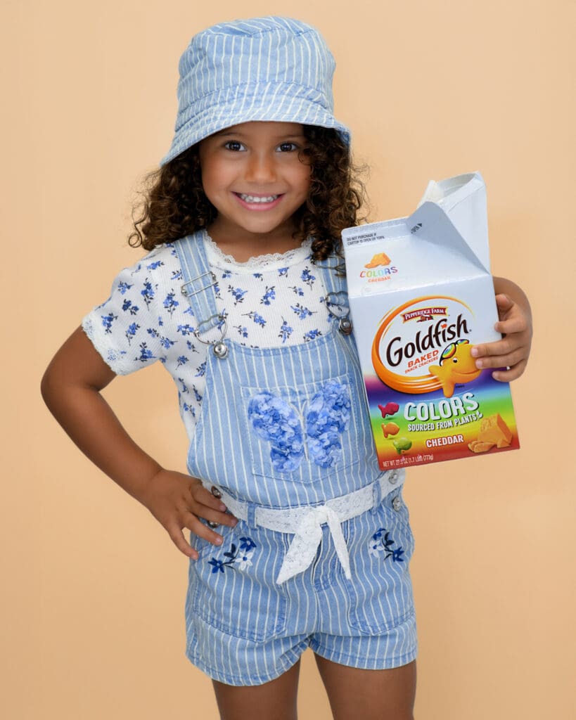goldfish commercial modeling image toddler