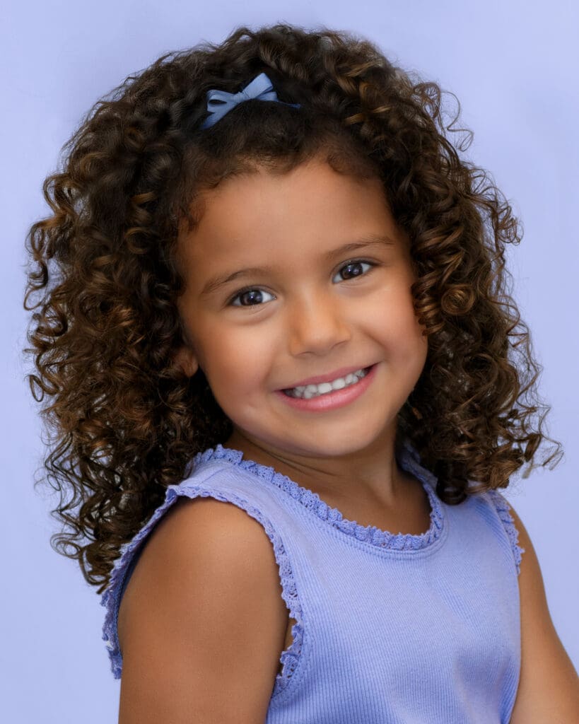 toddler pageant headshot